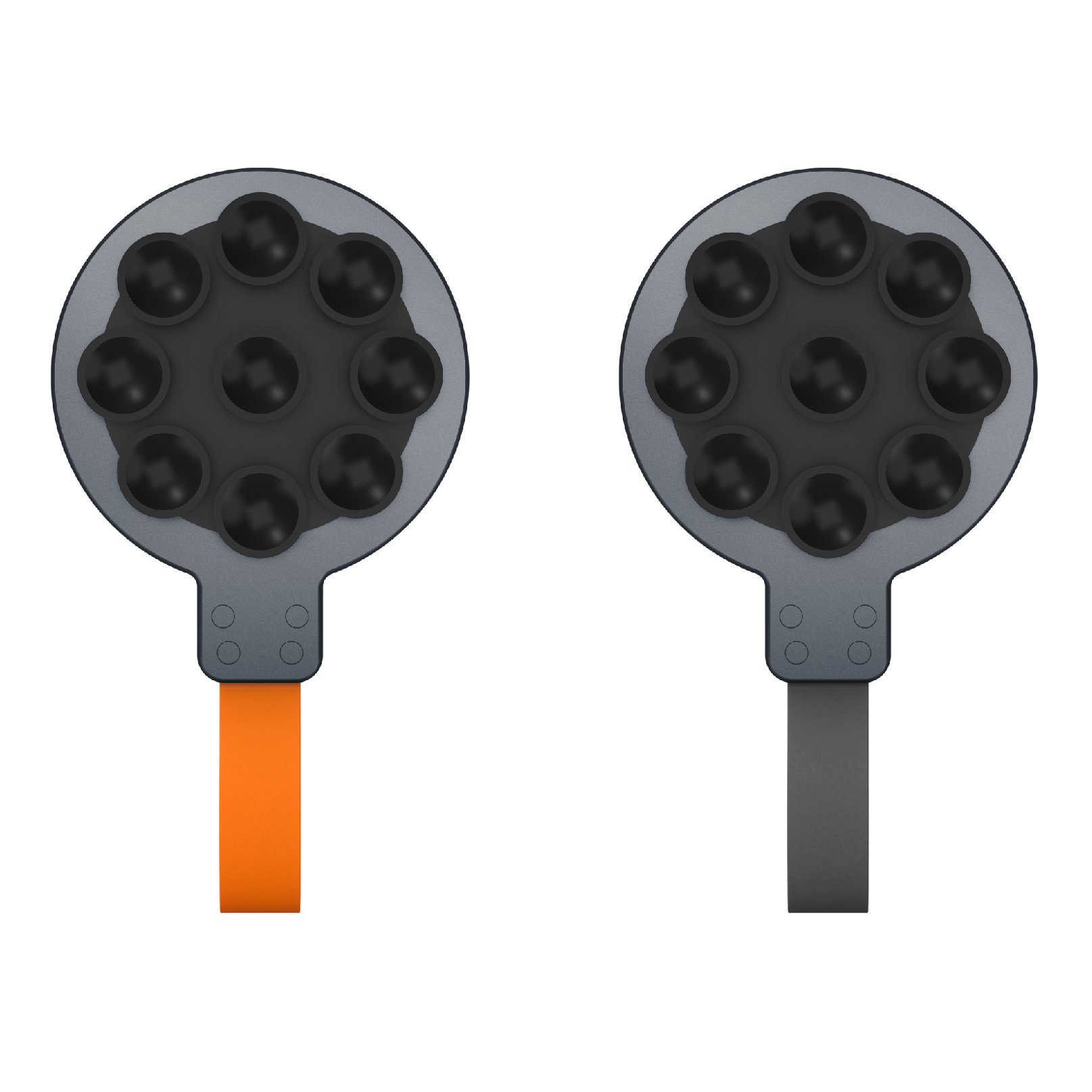 High Quality Custom Suction Cup Cute Mobile Phone Finger Grips Strap Socket Holder for Magsafe with 2 Metal Ring Stickers