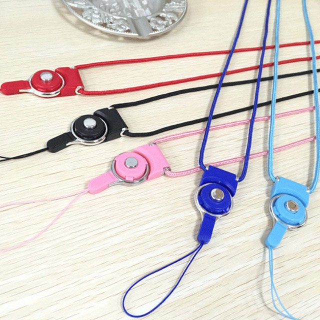 multifunction portable detachable mobile phone neck lanyard straps Rotatable, multi-function lanyard