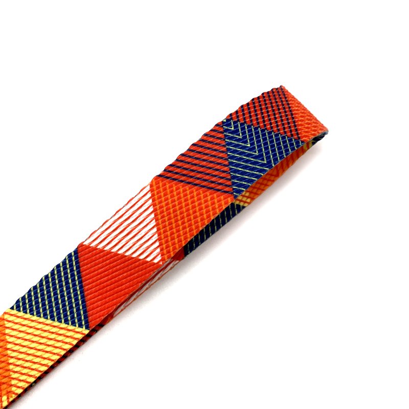 Custom Design sublimation strap wrist polyester keychain lanyard short car keychain lanyards