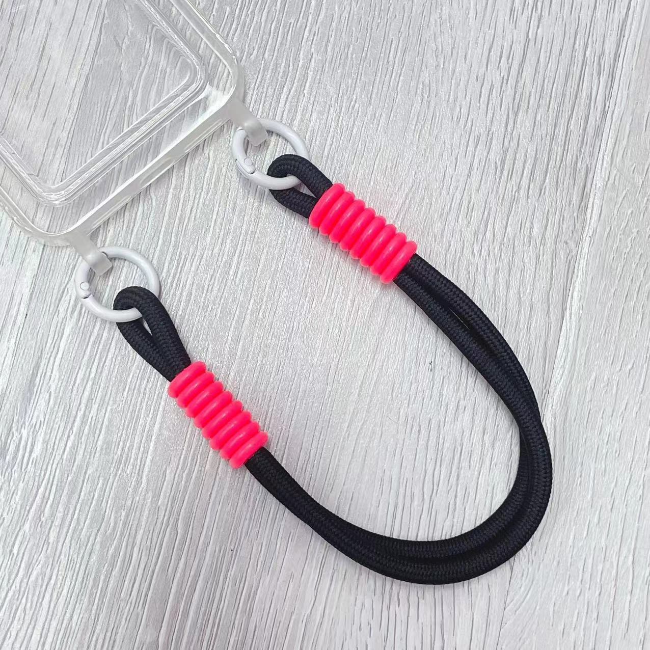 Custom Short Wrist Lanyard Keychain Hook Mobile Phone Wholesale Fashion Cell Mobile Phone Lanyard Straps Hand Wrist Lanyard