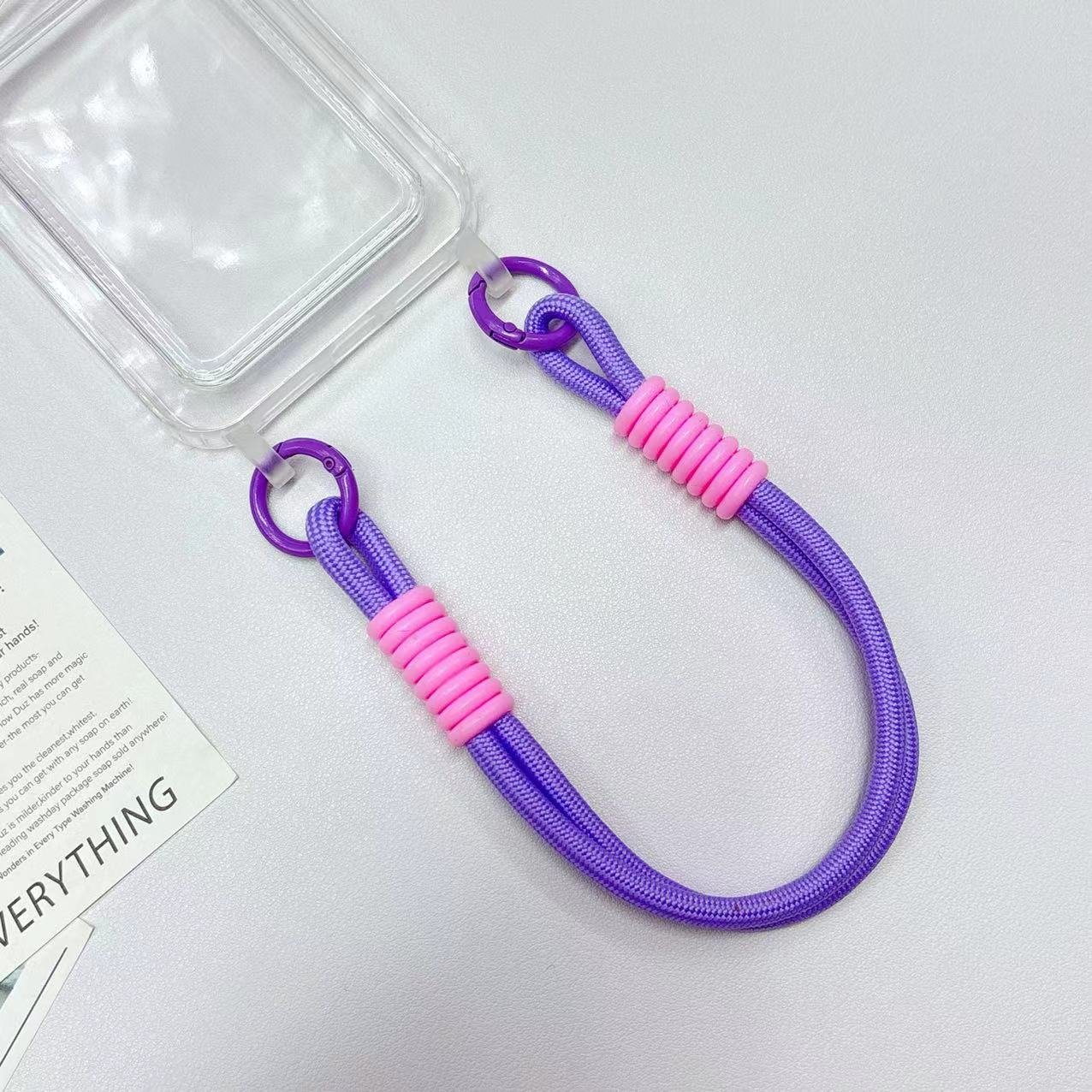 Custom Short Wrist Lanyard Keychain Hook Mobile Phone Wholesale Fashion Cell Mobile Phone Lanyard Straps Hand Wrist Lanyard