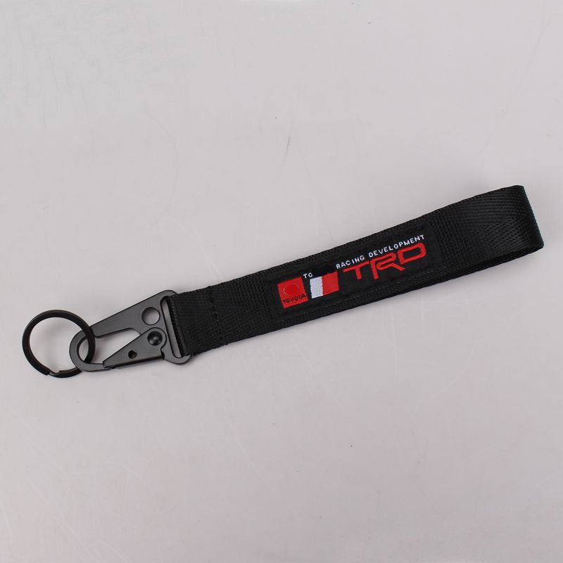 MY066 JDM Racing TRD MOMO BRIDE MUGEN Keychain Mobile Phone ID Card Hanging Strap Lanyards As Fck Domo Shocker Auto Key Ring