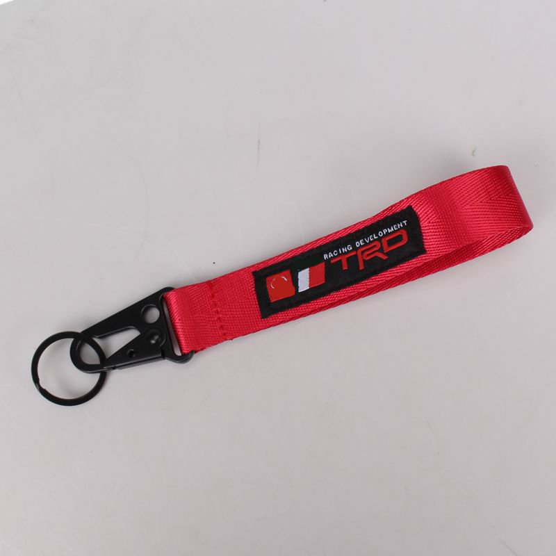 MY066 JDM Racing TRD MOMO BRIDE MUGEN Keychain Mobile Phone ID Card Hanging Strap Lanyards As Fck Domo Shocker Auto Key Ring