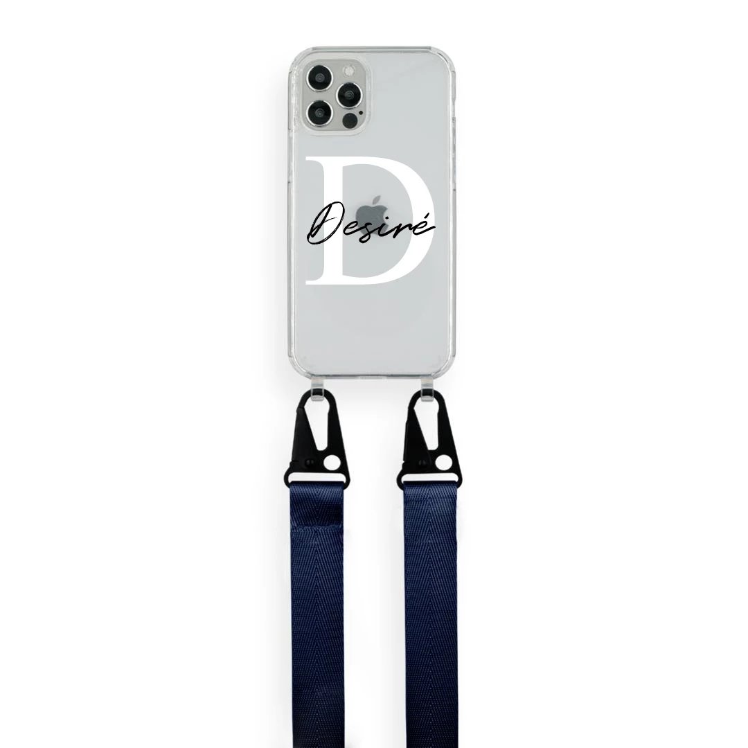 TPU+PC Crossbody Necklace Phone Case For iPhone 14 16 Pro Lanyard Cord Strap Cover phone 15 pro max case acrylic lanyard