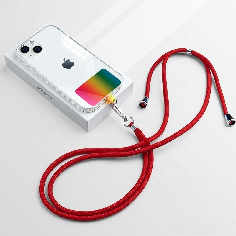 Universal Phone Lanyard Multiple Color Mobile Phone Strap with Customized Connect Tab