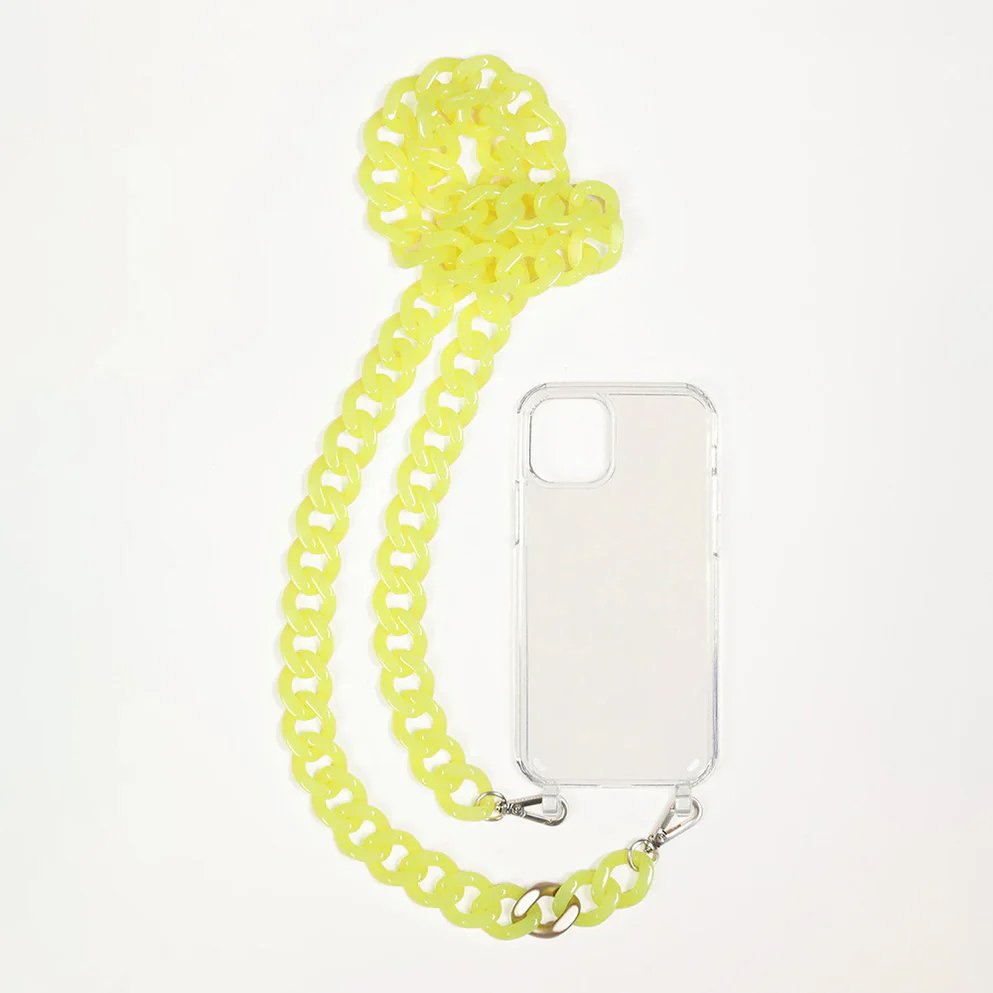 New acrylic chain mobile phone case gradient color chain mobile phone case and bag acrylic crossbody bag mobile phone strap