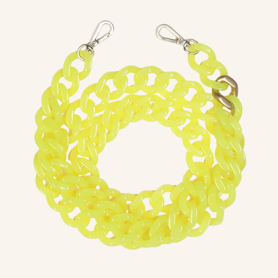 New acrylic chain mobile phone case gradient color chain mobile phone case and bag acrylic crossbody bag mobile phone strap