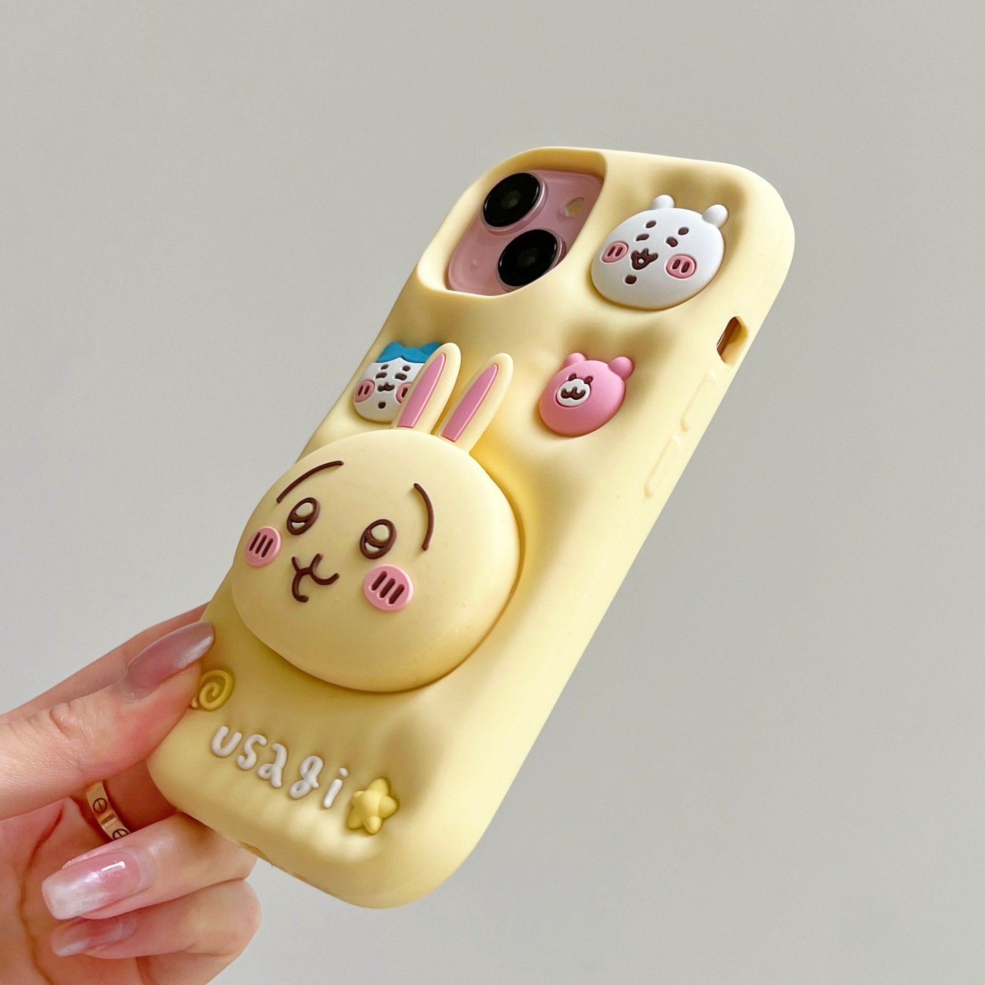 Cute Series Chiikawa phone Case Kawaii Cute Hachiware Japanese Anime Usagi Anti Drop Cartoon Creative Phone Case Girls Gifts