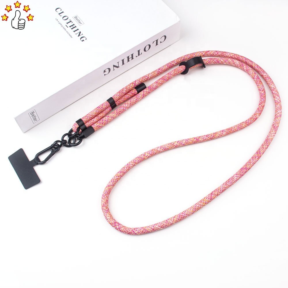 Hot Sport Phone Charm Long Style Nylon Crossbody Chain Mobile Phone Case Lanyard Straps For iPhone Cover Case