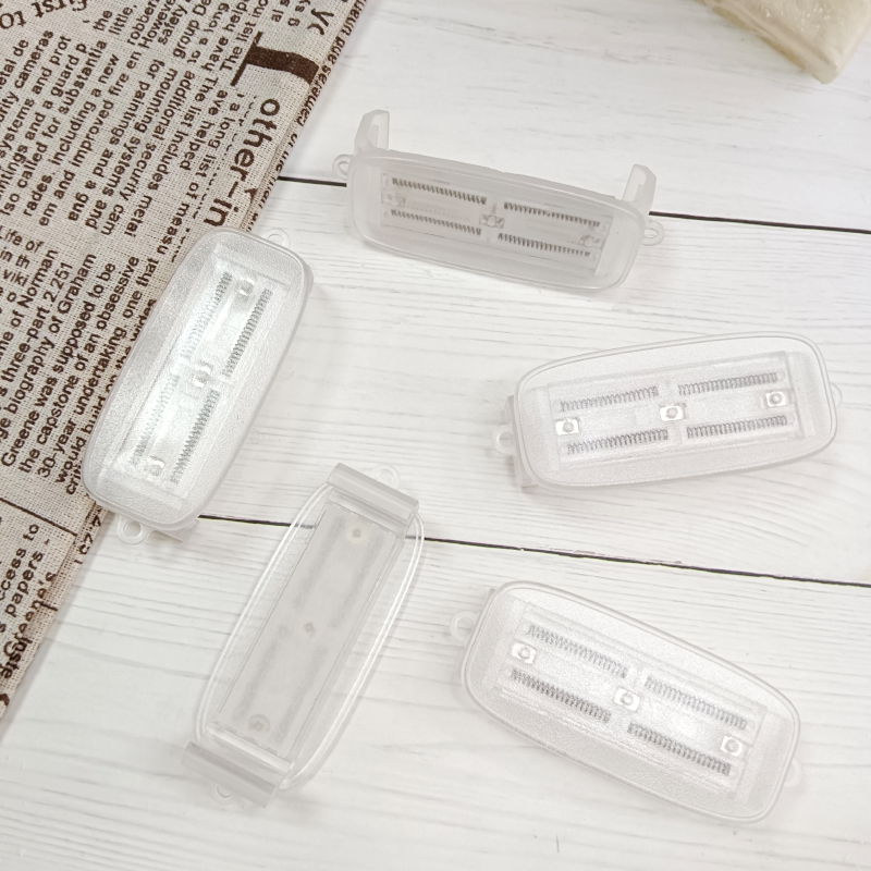 Mobile phone back clip large oval transparent PC clip DIY material hanging rope clip mobile phone accessories
