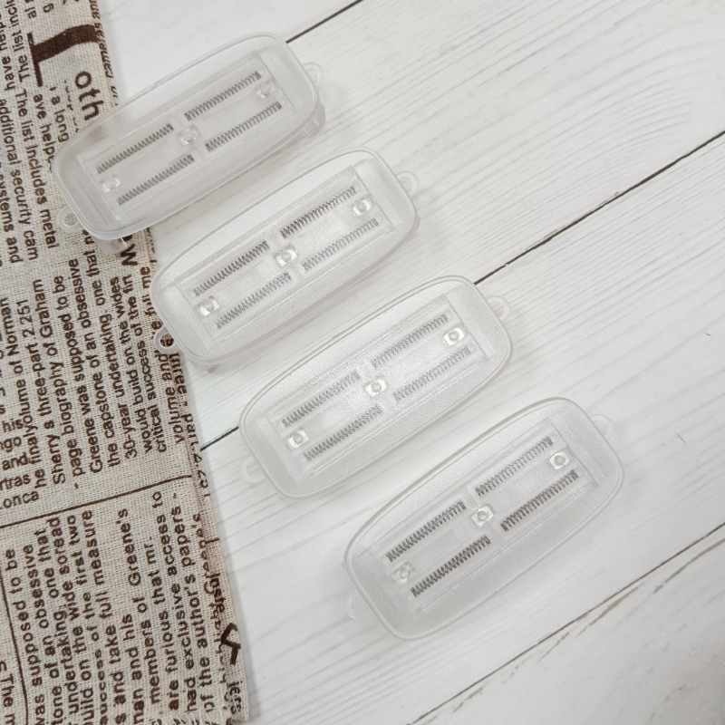 Mobile phone back clip large oval transparent PC clip DIY material hanging rope clip mobile phone accessories