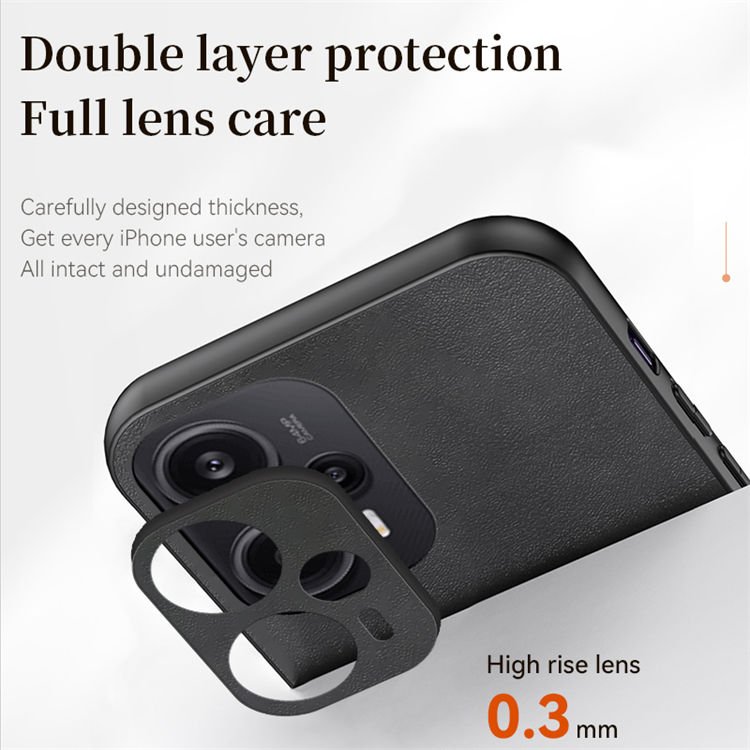For iPhone 15 Pro max 15 13 12 14 Plus PU Leather Phone Case Sheepskin Leather Back Cover Soft Border Mobile Case