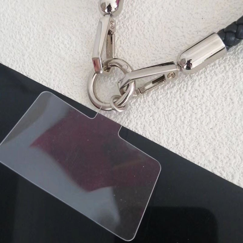 For Cell Phone Coarse Type Weaving Nylon Short Hand Lanyard Strap Wrist Chain Pendant Phone Outdoor Anti-Lost Rope Metal Button