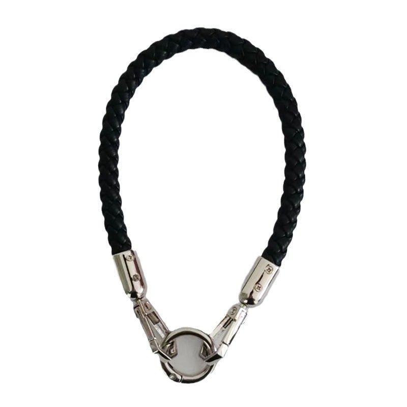For Cell Phone Coarse Type Weaving Nylon Short Hand Lanyard Strap Wrist Chain Pendant Phone Outdoor Anti-Lost Rope Metal Button