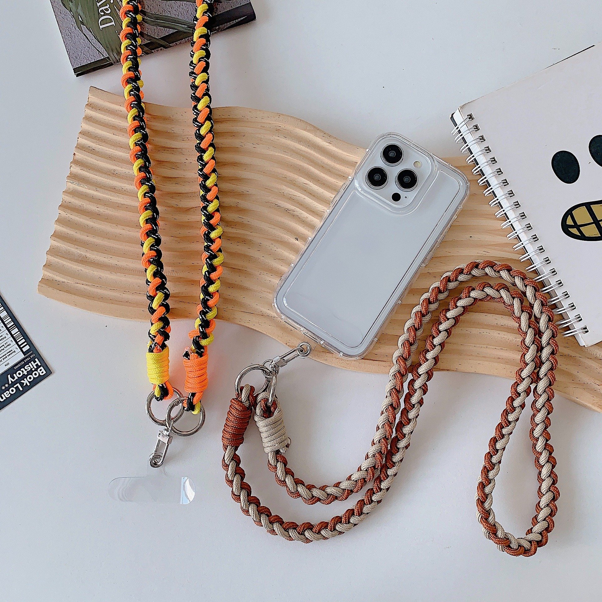 New Product Braided Cell Phone Neck Strap Cross Body Phone Lanyard Mobile Phone Adjustable Shoulder Lanyard
