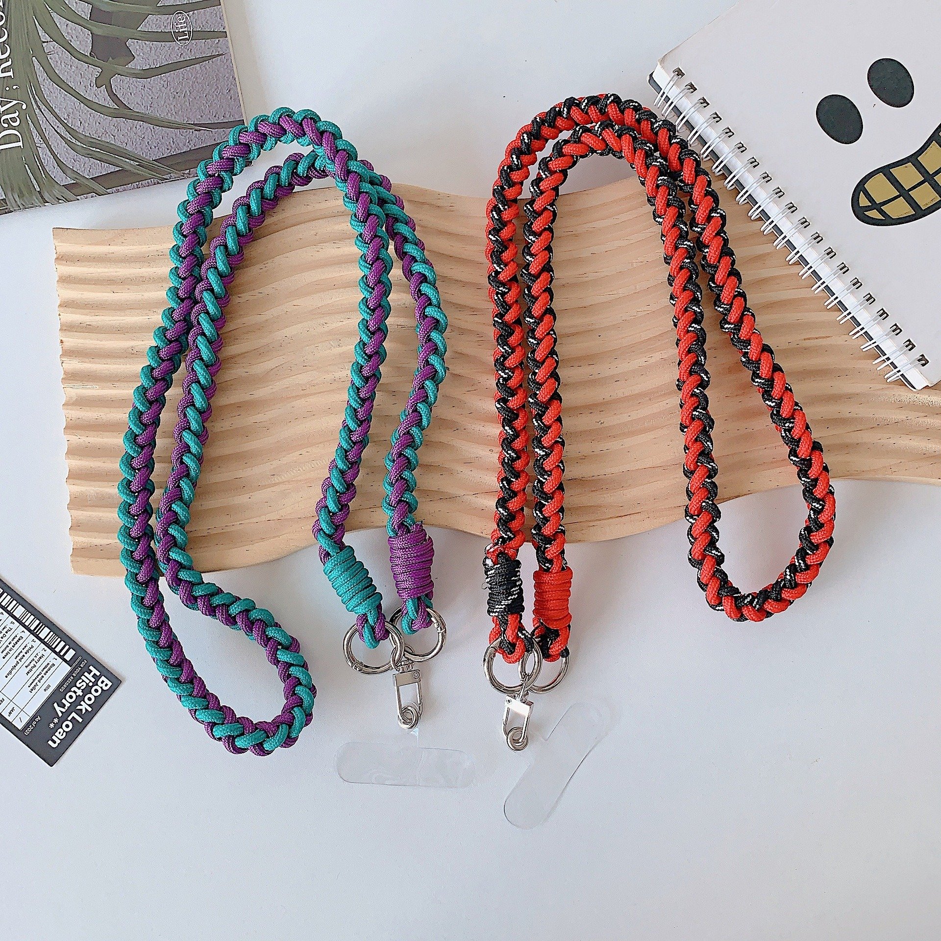 New Product Braided Cell Phone Neck Strap Cross Body Phone Lanyard Mobile Phone Adjustable Shoulder Lanyard