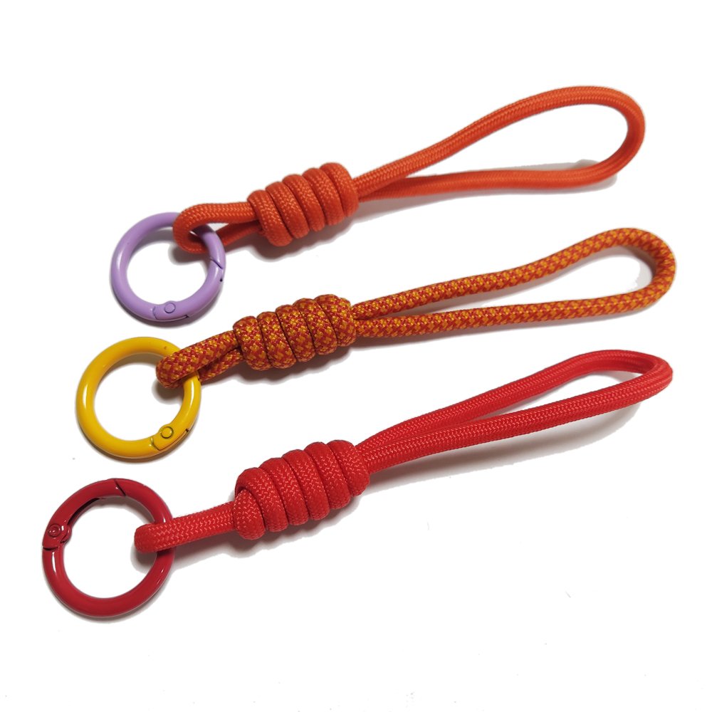 Hand-knitted Handphone Mobile Phone Case Wrist Keychain Lanyard for Girls Phone