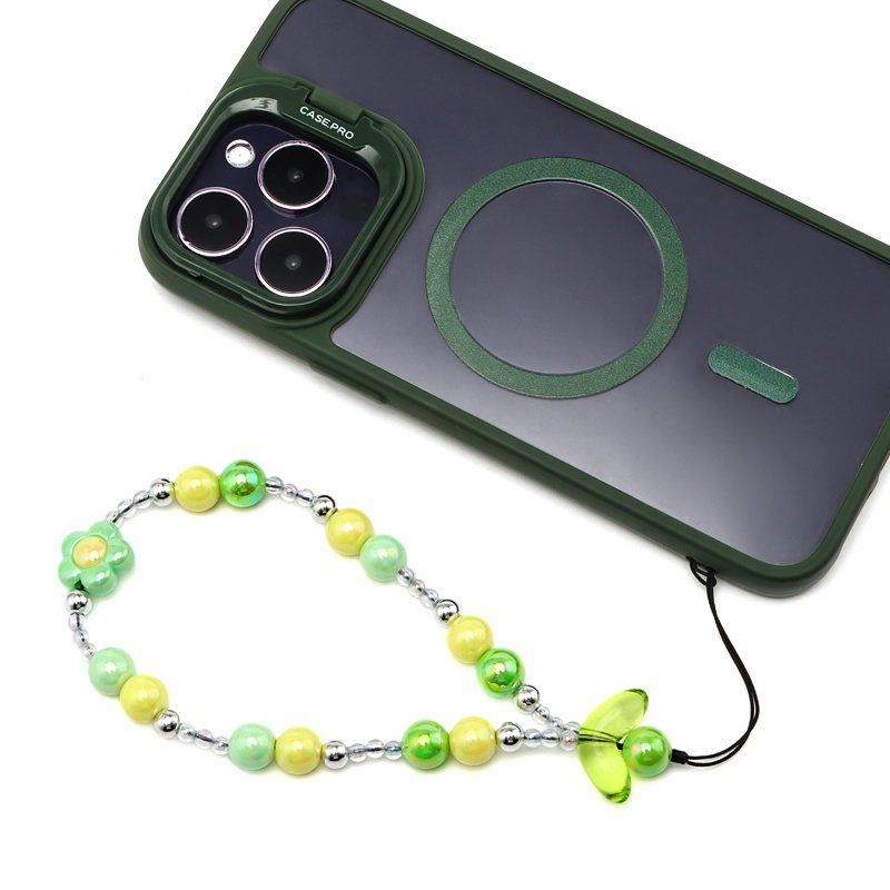 Personalized Phone Bracelet Beautiful DIY Beads Bracelet for Cell Phone Case Short Mobile Phone Strap Decoration