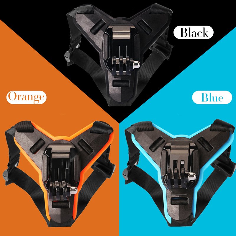 Motorcycle Helmet Chin Strap Mount Holder With Phone Clip For Go Pro Hero12 11 10 9 Action Camera Full Face Mobile Phone Holder