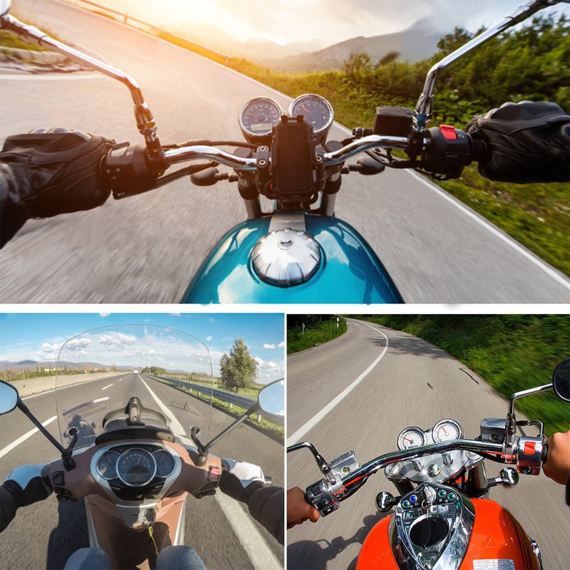 Motorcycle Helmet Chin Strap Mount Holder With Phone Clip For Go Pro Hero12 11 10 9 Action Camera Full Face Mobile Phone Holder