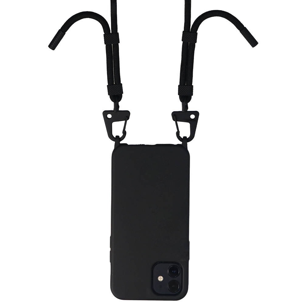 Luxury 2024 Crossbody Lanyard Necklace Silicone Case For iPhone 15 Pro Max 14 13 12 Pro XS Cover TPU Protector Mobile Phone