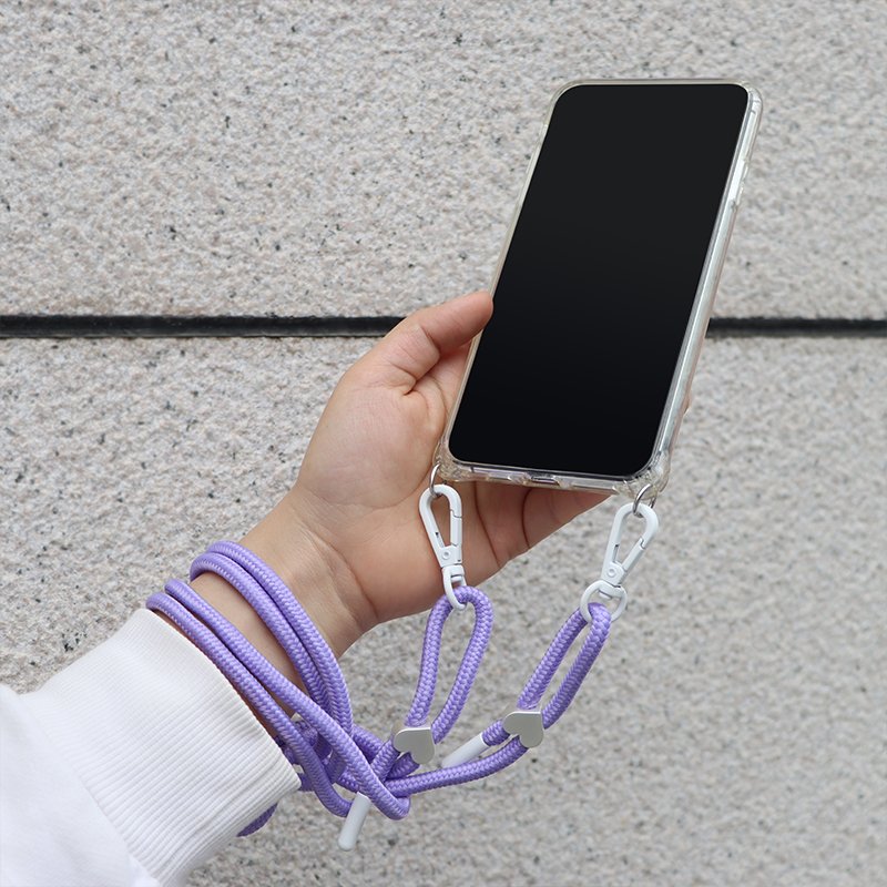 Cell Phone Lanyard Neck Strap Nylon Tether Tab Adjustable Mobile Phone Straps Necklace Lanyard Patch Custom Logo