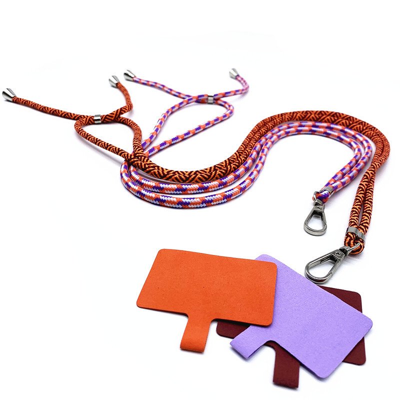 Universal Crossbody Phone Lanyard Back Clip Detachable Xouxou Phone Necklace Cross Body Cell Phone Lanyard