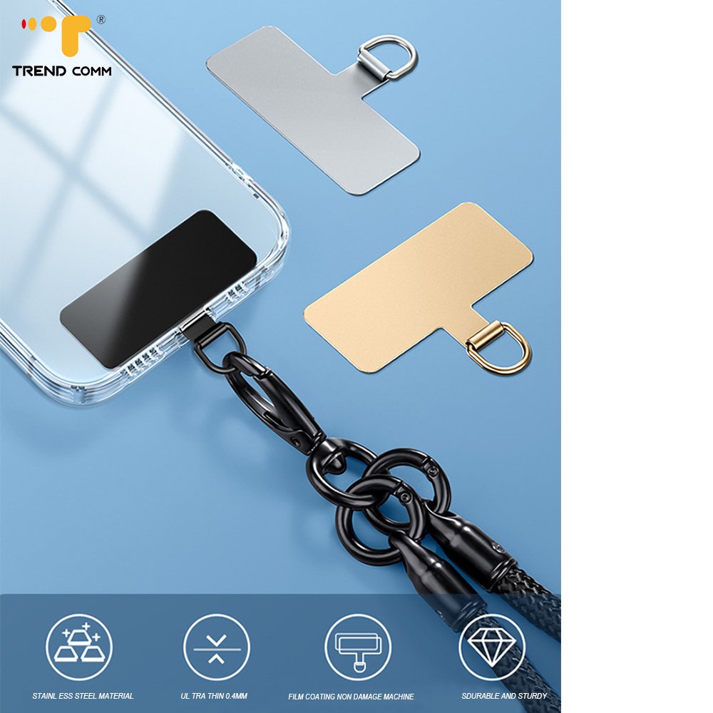 Stainless Steel Detachable Anti-Lost Universal Phone Lanyard Patches for Mobile Case Convenient and Practical