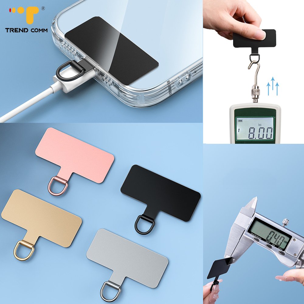 Stainless Steel Detachable Anti-Lost Universal Phone Lanyard Patches for Mobile Case Convenient and Practical
