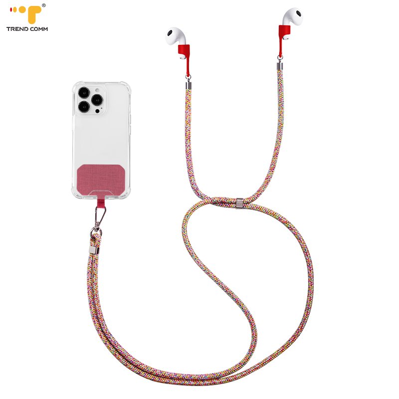 Korean Charm Big Chunky Resin Chains Mobile Phone Lanyards 120CM For Airpods Neck Strap