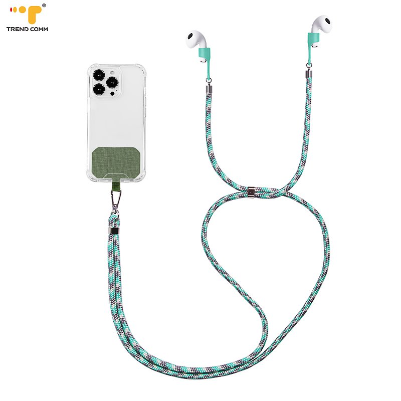 Korean Charm Big Chunky Resin Chains Mobile Phone Lanyards 120CM For Airpods Neck Strap