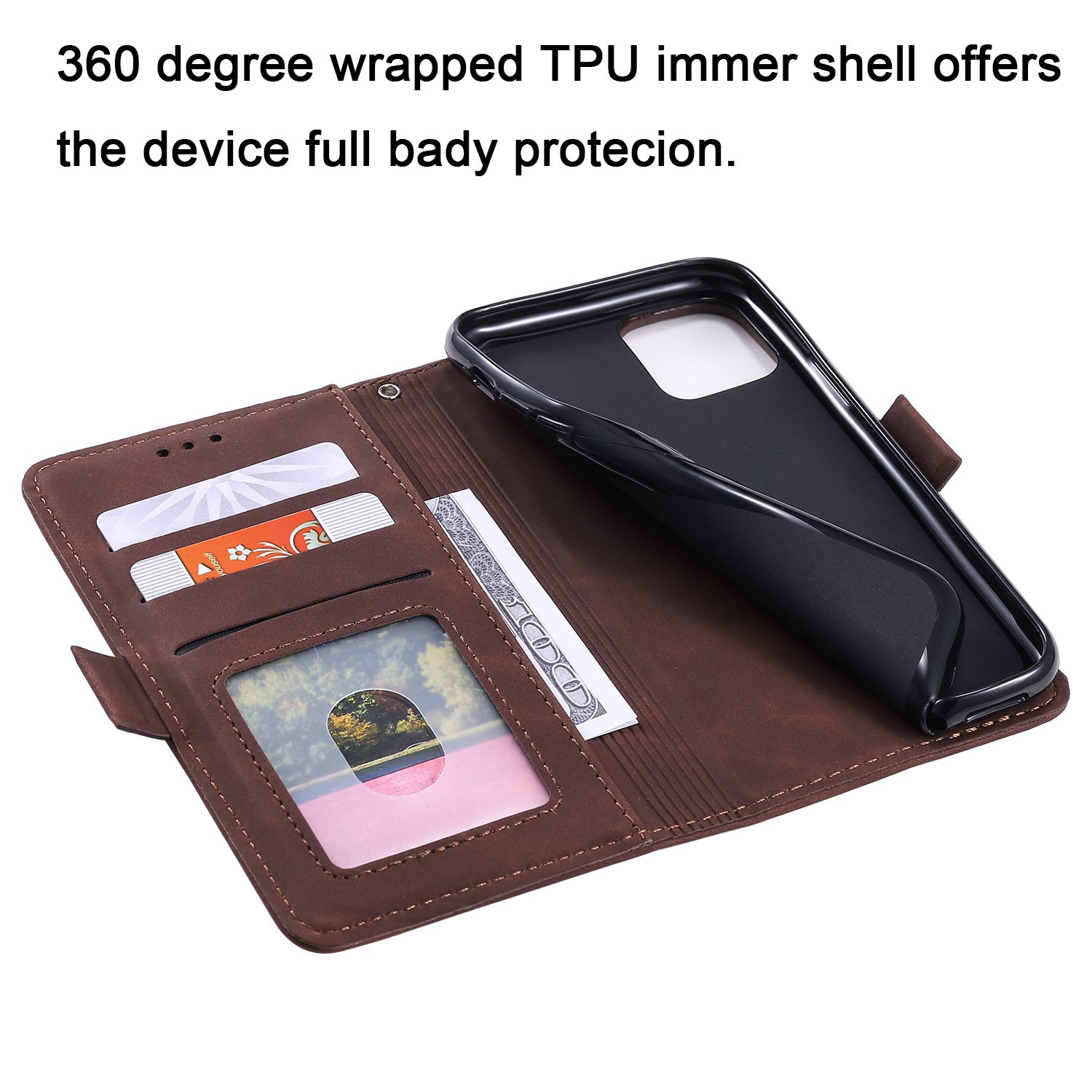 For iphone 6 to 16 pro max skin feeling back cover retro splicing contrasting flip card wallet twist strap mobile phone case