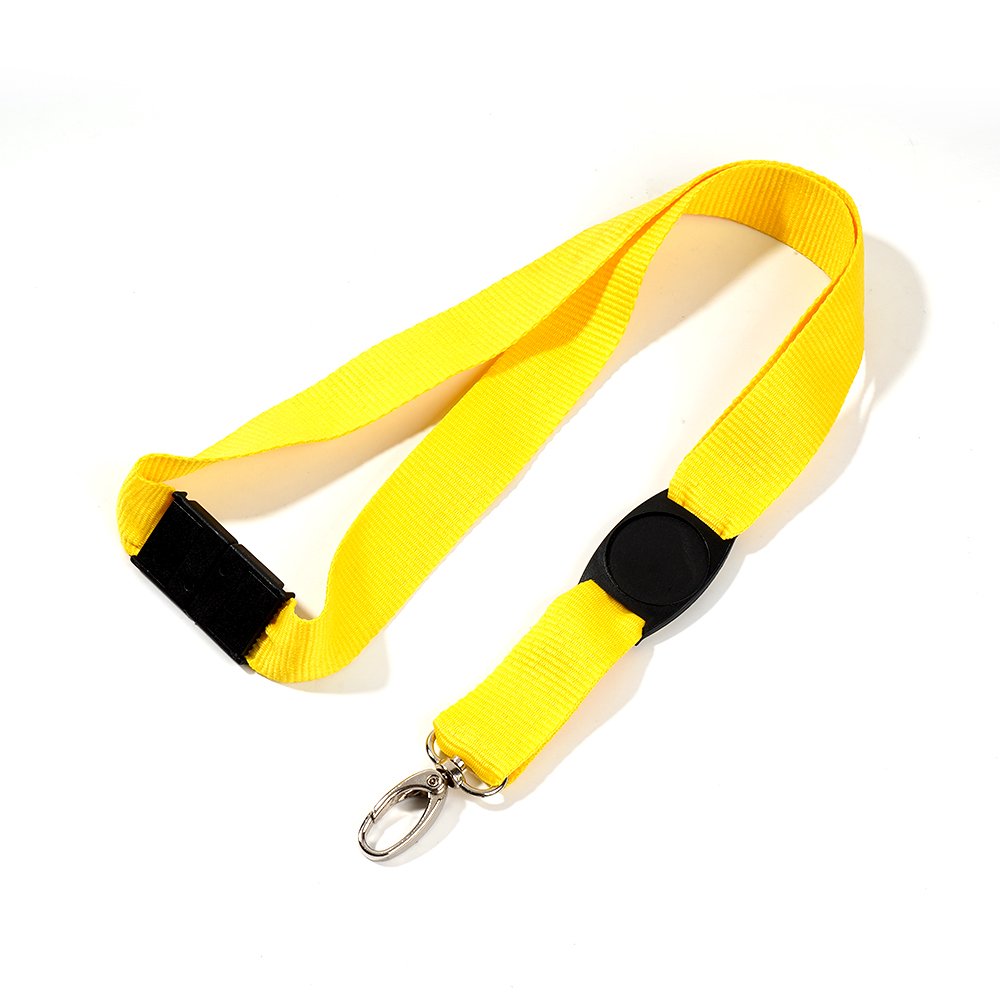 Polyester Phone Lanyard Promotion Sublimation Stitch Neck Key Holder Mobile Strap With Patch