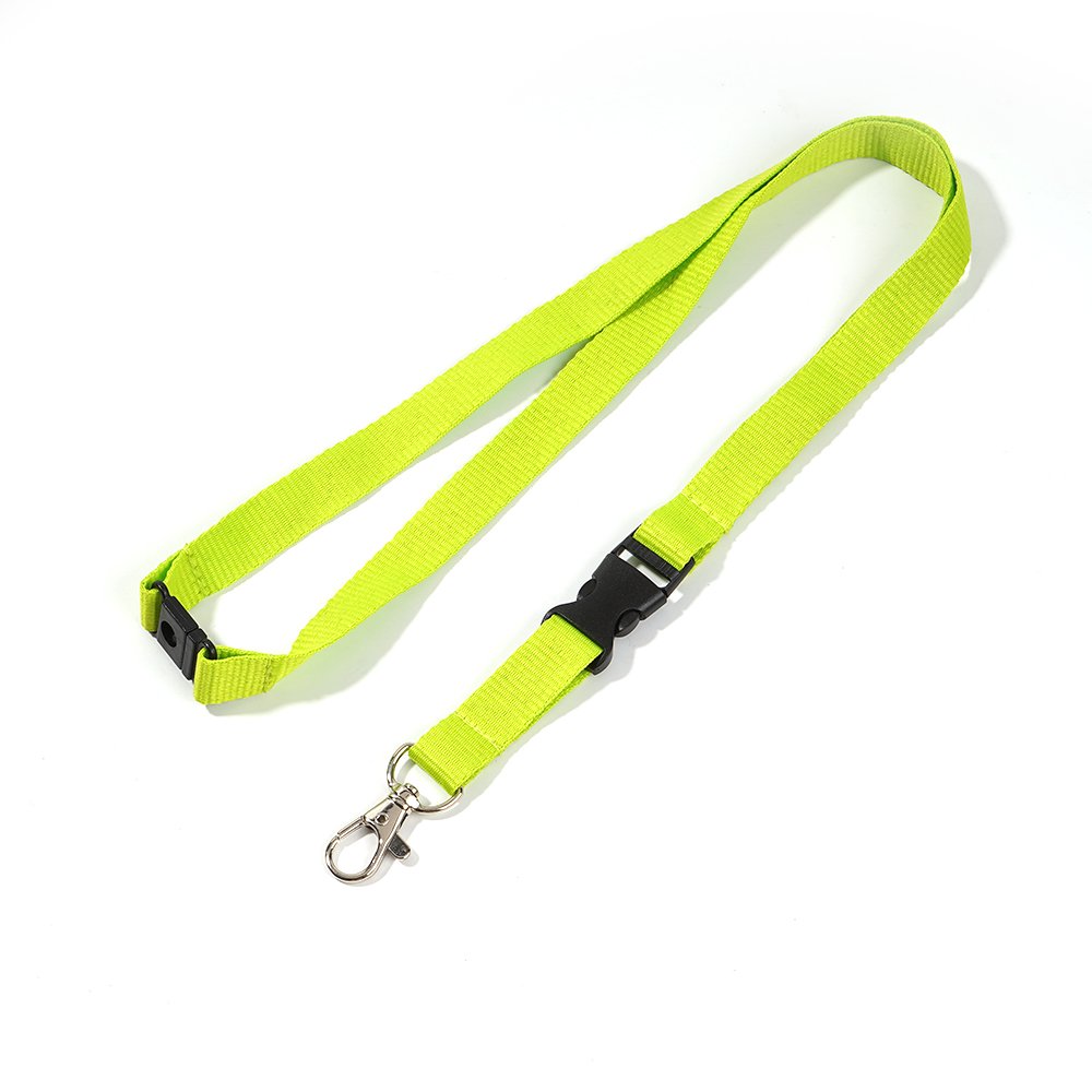 Polyester Phone Lanyard Promotion Sublimation Stitch Neck Key Holder Mobile Strap With Patch