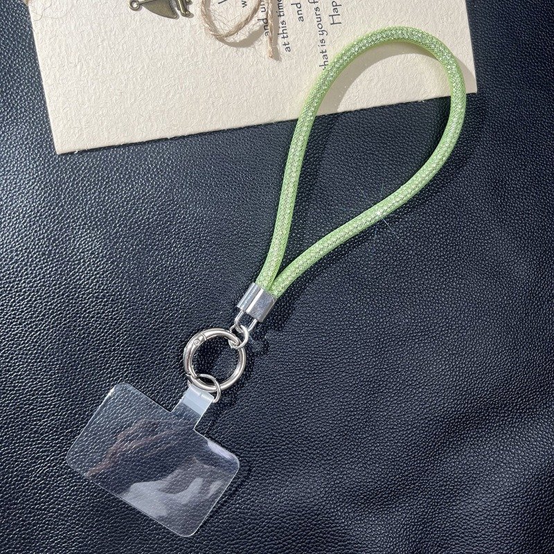 Flash Diamond Mesh Rope Phone Case Pendant Patch Keychain Versatile Mobile Phone Straps Hands Free Rhinestone Phone Wrist Strap