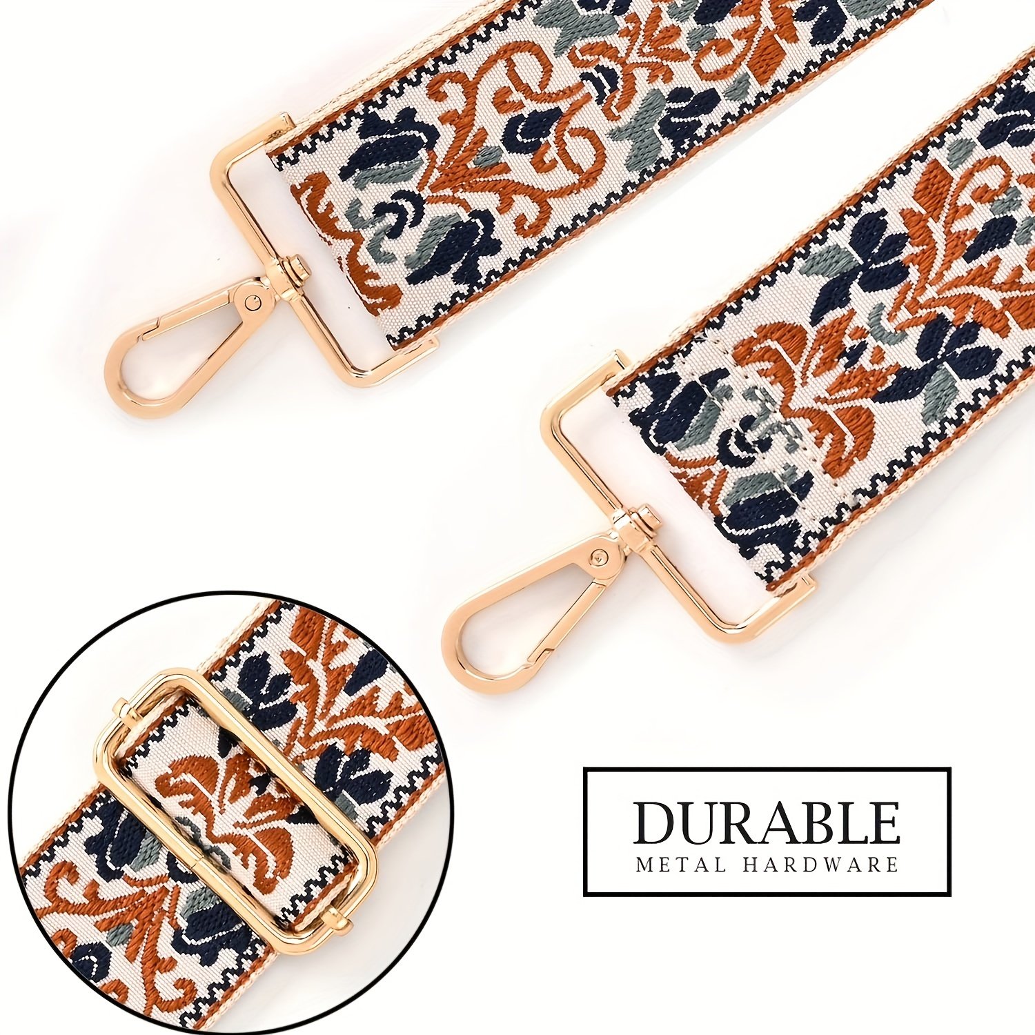 5cm Wide Shoulder Strap Adjustable Replacement Belt for woman Crossbody Canvas Bag Handbag Jacquard webbing bag straps
