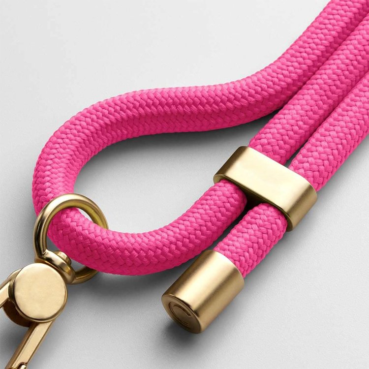 Brand Promotional Gift Custom Logo Universal Neck Phone Holder Cord Carabiner Mobile Phone Lanyard Strap WIth Patch