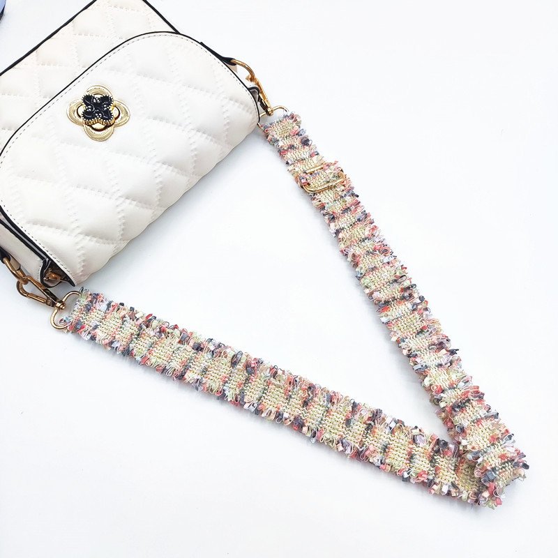REWIN Elegant 3CM Adjustable Bag Accessories Phone Lanyard Woven Tassel Purse Strap for Women Handbag Replacement Shoulder Belt