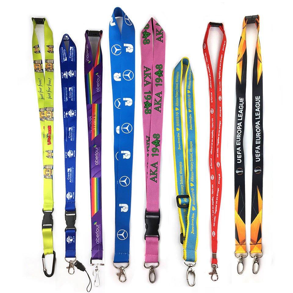Neck Wrist Strap Rope For Mobile Cell Phone Id Card Badge Holder Woven Wholesale Lanyard