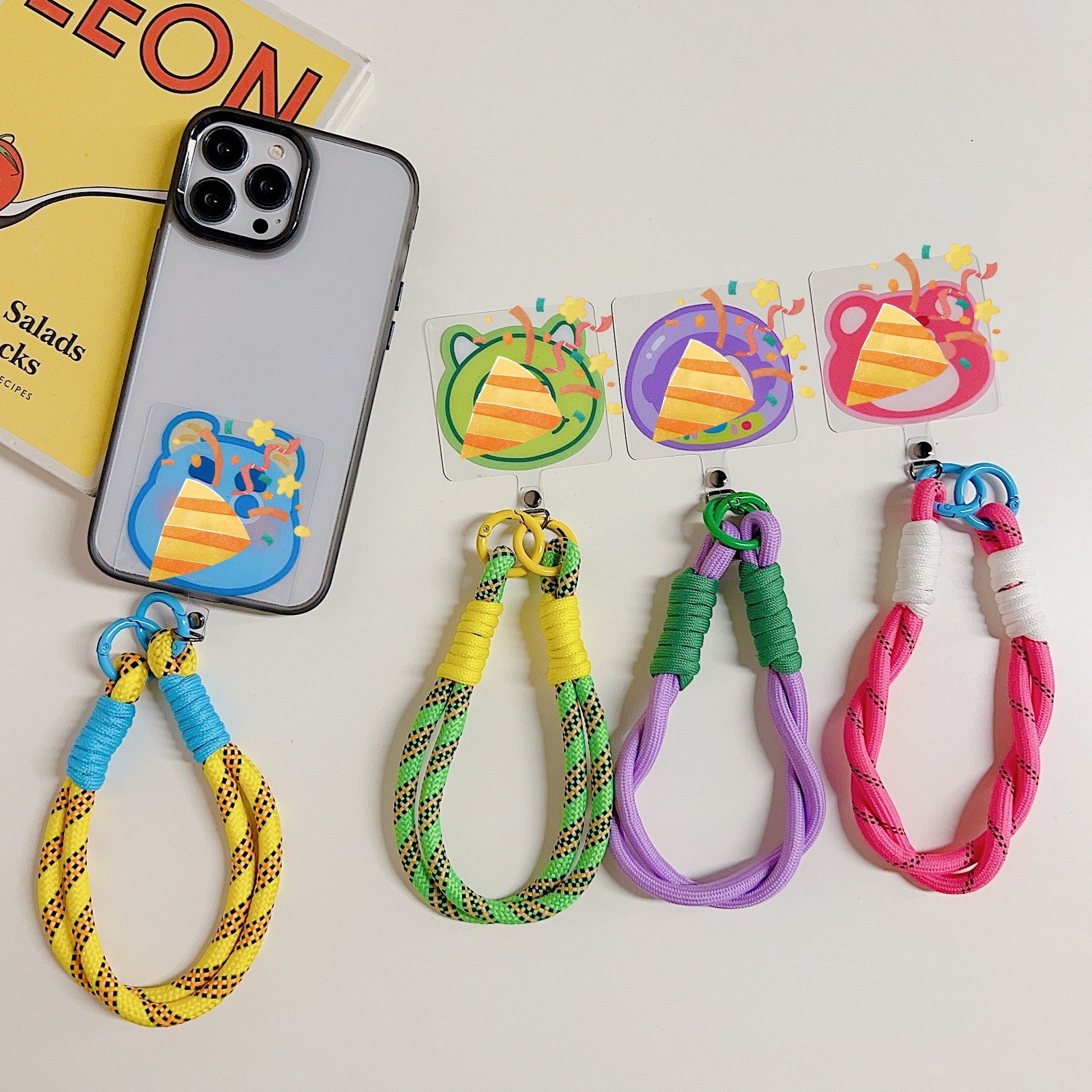 Factory Wholesale Cute Cell Phone Wrist Strap Phone Case Wrist Strap Phone Hand Strap