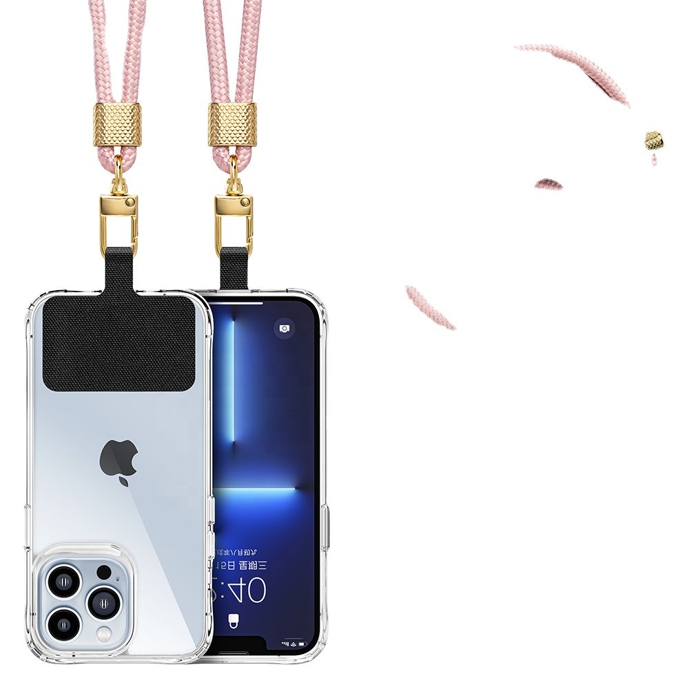 Designer Universal Crossbody Necklace Cell Mobile Smartphone Patch Tab Lasso Tether Strap Phone Case Lanyard Accessories