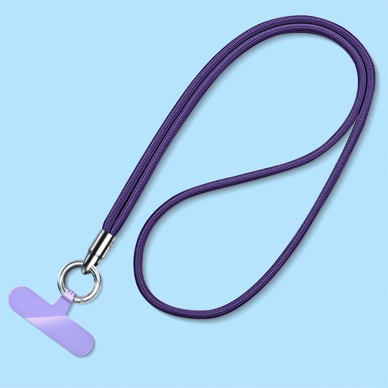 Universal Fashionable Polyester Rope Mobile Phone Straps Short Wristlet Keychain Phone Tether Patch for Cell Phone Accessories