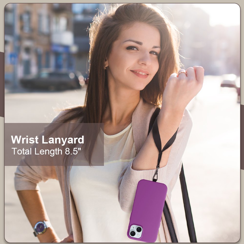 New Phone Strap With Zippered Pouch For Women,Adjustable Cellphone Lanyard Crossbody With Wallet,Anti-lost Lanyard For Phone