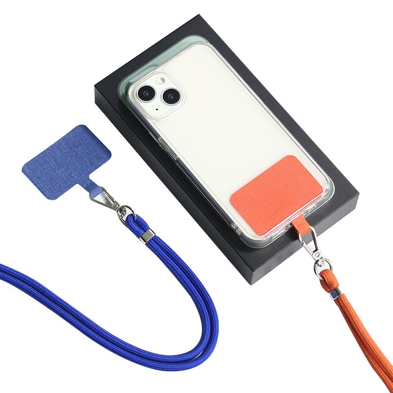 Custom Mobile Phone Accessories Universal Crossbody Necklace Patch Strap Tab Lasso Tether Cell Phone Case Lanyard For Iphone