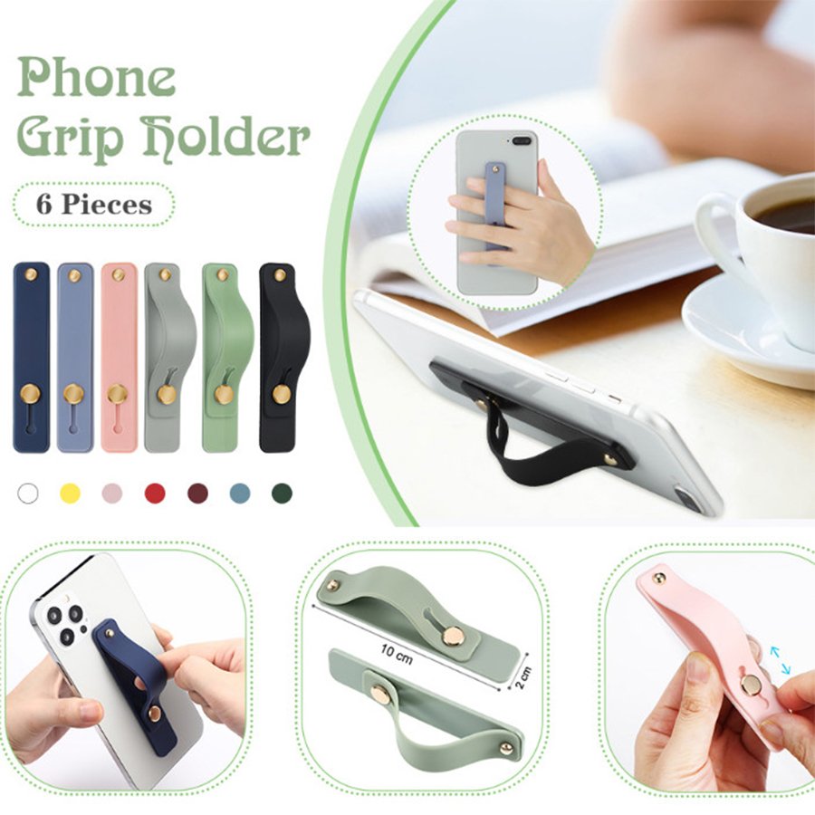 Silicone universal Phone Hand Band Holder Finger Ring Mobile Phone Strap Socket Holder Grip hand phone strap for Smartphone