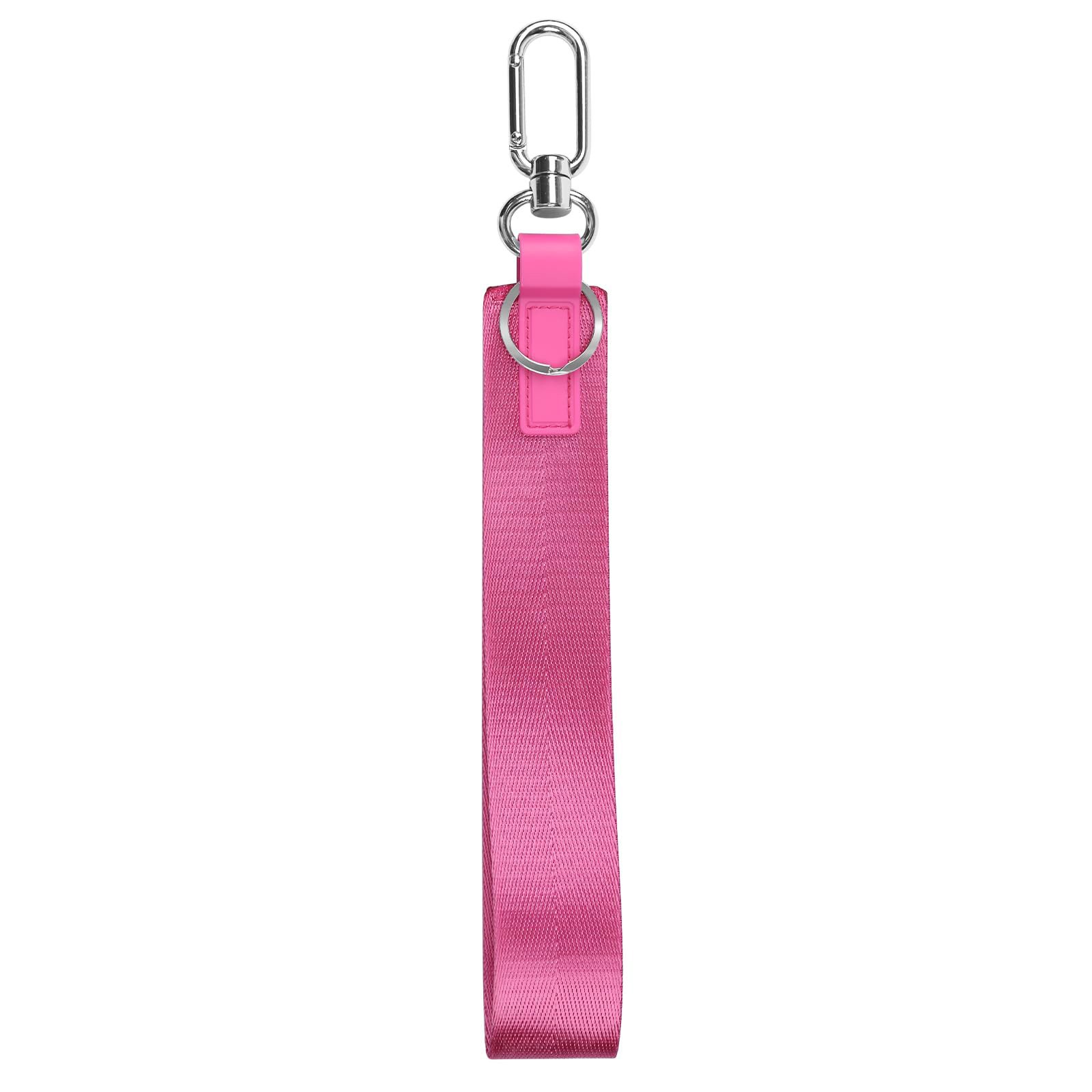 Customized Logo Nylon Durable Wristband Wholesale Keychain Mobile Phone Chain Lulu Wrist Bag Strap