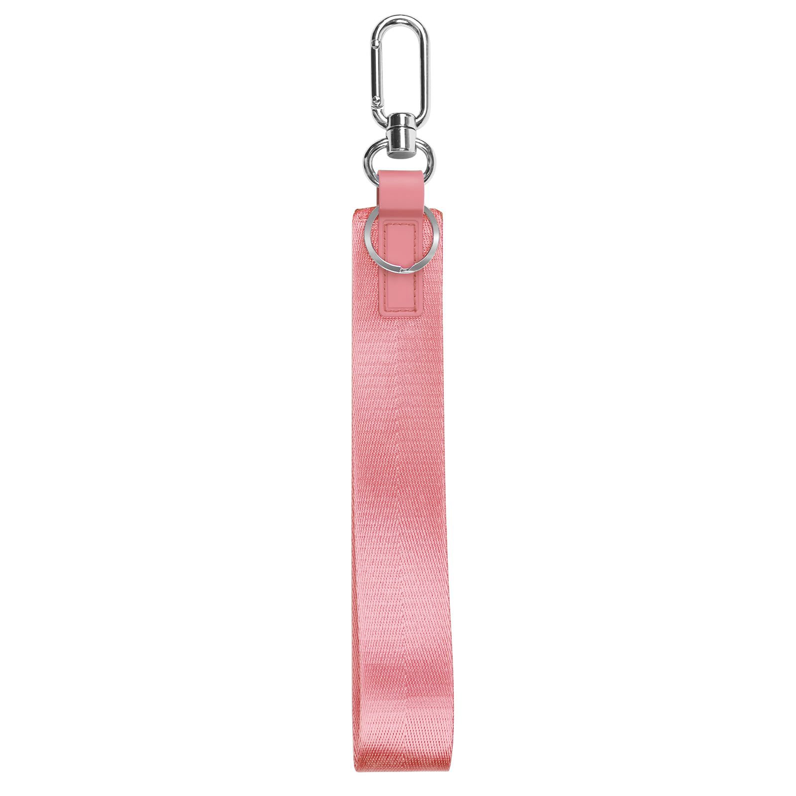 Customized Logo Nylon Durable Wristband Wholesale Keychain Mobile Phone Chain Lulu Wrist Bag Strap