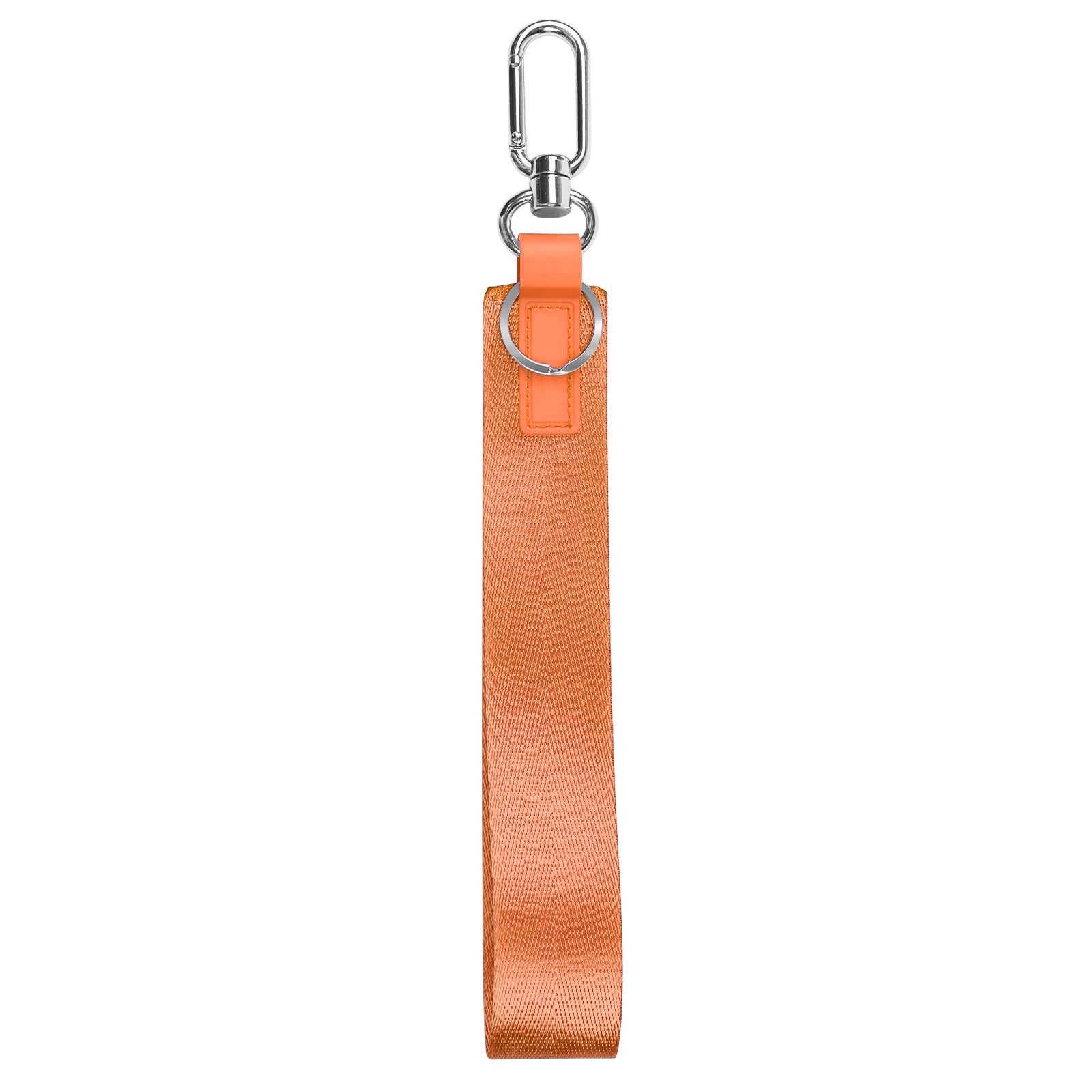 Customized Logo Nylon Durable Wristband Wholesale Keychain Mobile Phone Chain Lulu Wrist Bag Strap