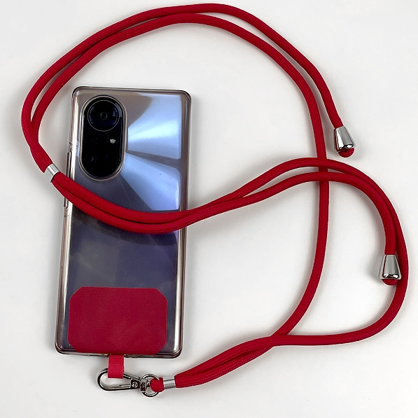Universal Mobile Phone Lanyard Braided Cross Body Chain with Patch Cellphone Neck Strap Tether Tab