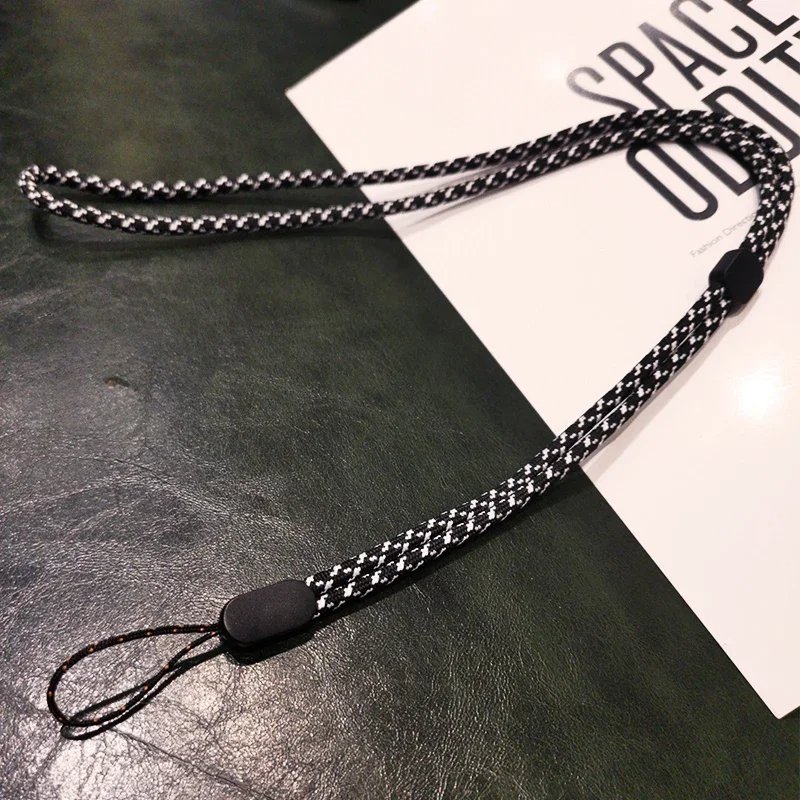 Long and Short Braid Phone Lanyard Necklace Wrist Strap for Iphone Huawei Redmi Xiaomi Samsung Camera GoPro String Holders